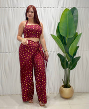 Cargar imagen en el visor de la galería, Burgundy Polka Dots 3pcs Set
