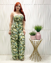 Cargar imagen en el visor de la galería, Tropical Linen Print Jumpsuit
