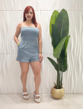 Cargar imagen en el visor de la galería, Light Denim Straples Romper
