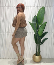 Cargar imagen en el visor de la galería, Chocolate &amp; Nude Strapples Romper
