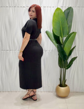 Cargar imagen en el visor de la galería, Black Tshirt Dress
