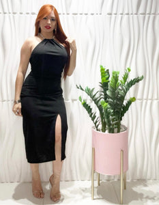 Balck Midi Dress