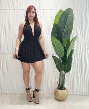 Cargar imagen en el visor de la galería, Black Romper Dress
