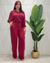 Cargar imagen en el visor de la galería, Burgundy Top &amp; Pant Set
