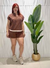 Cargar imagen en el visor de la galería, Chocolate Top &amp; Short Set
