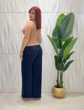 Cargar imagen en el visor de la galería, Dark Blue Palazzo Jeans
