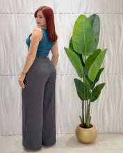 Cargar imagen en el visor de la galería, Grey Pant Palazzo
