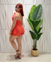 Cargar imagen en el visor de la galería, Orange Vest Top &amp; Short Set
