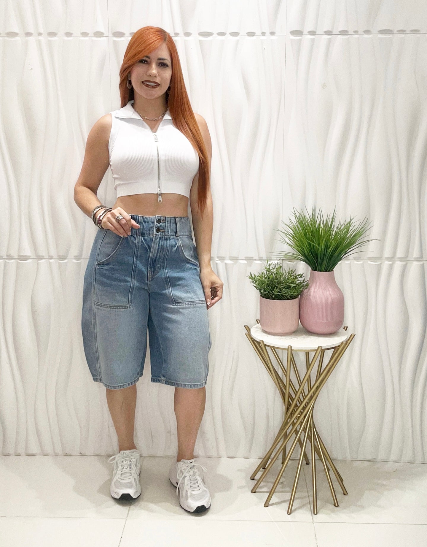 Baggy Bermuda Jeans