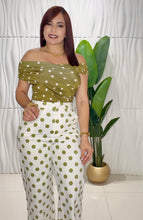 Cargar imagen en el visor de la galería, Olive Polka Dot Top
