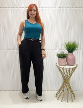 Cargar imagen en el visor de la galería, Black Trouser Pant
