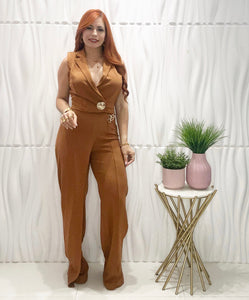 Caramel Top & Pants Set