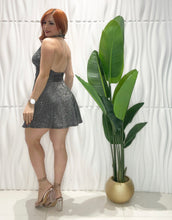 Cargar imagen en el visor de la galería, Pewter Glitter Dress
