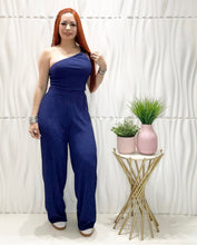 Cargar imagen en el visor de la galería, Navy Top &amp; Palazzo Set
