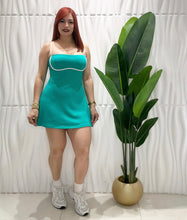 Cargar imagen en el visor de la galería, Turquoise Romper Dress
