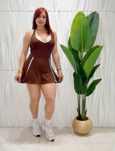 Cargar imagen en el visor de la galería, Halter Brown Sport Dress
