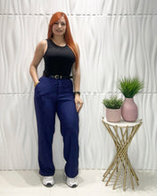 Cargar imagen en el visor de la galería, Blue Trouser Pant
