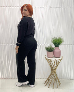 Hight Waist Black Jeans