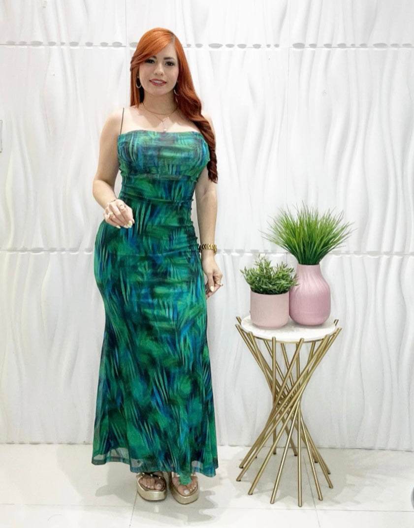 Tropical Maxi Dress