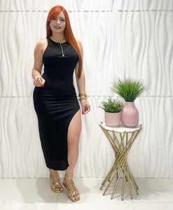 Midi Black Dress