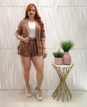 Cargar imagen en el visor de la galería, Mocha Blazer &amp; Short Set
