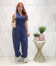 Cargar imagen en el visor de la galería, Denim Blue Jumpsuit
