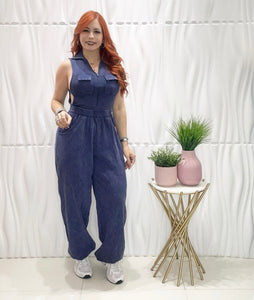 Denim Blue Jumpsuit