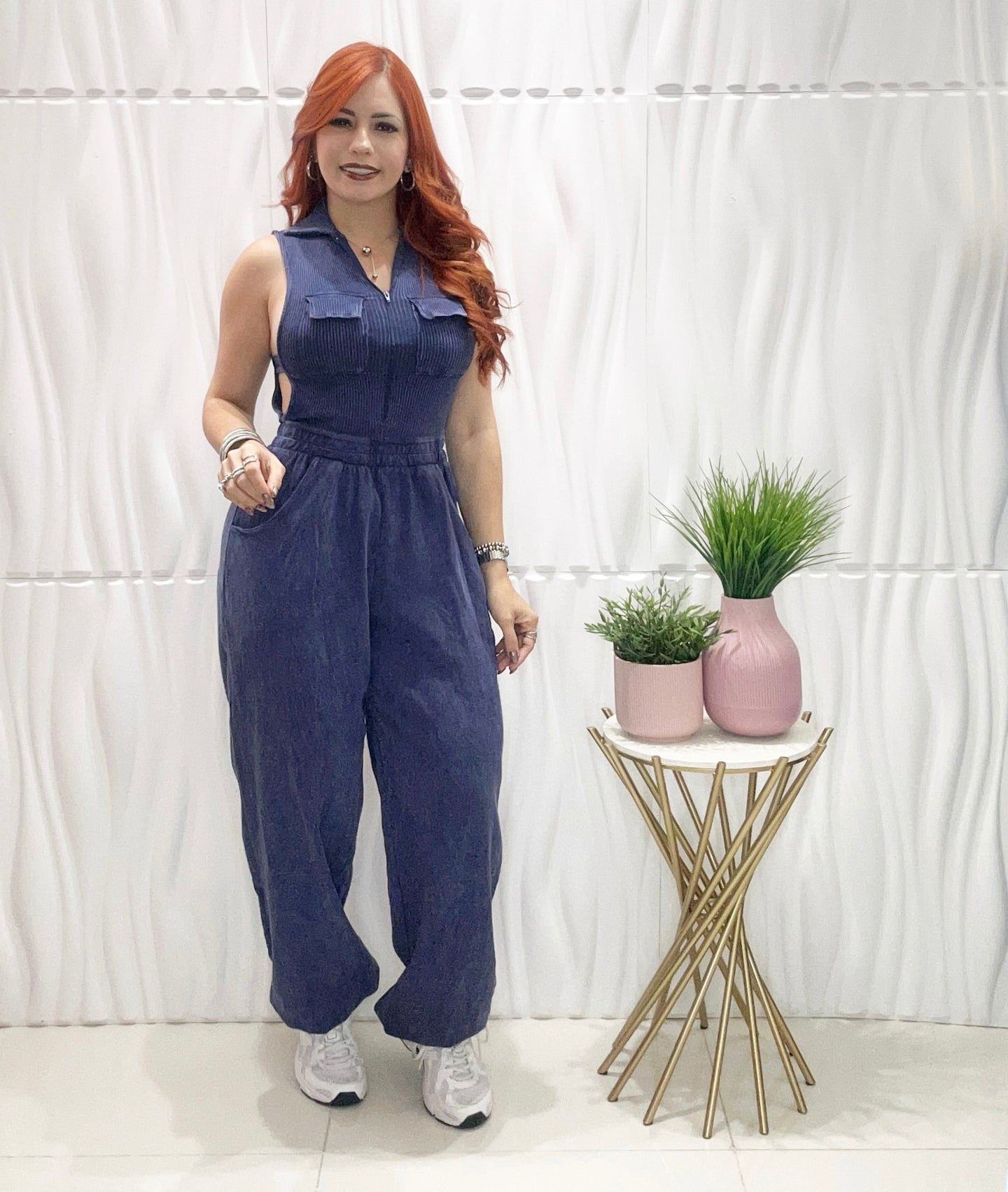 Denim Blue Jumpsuit