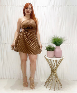 One Shoulder Cocktail Dress