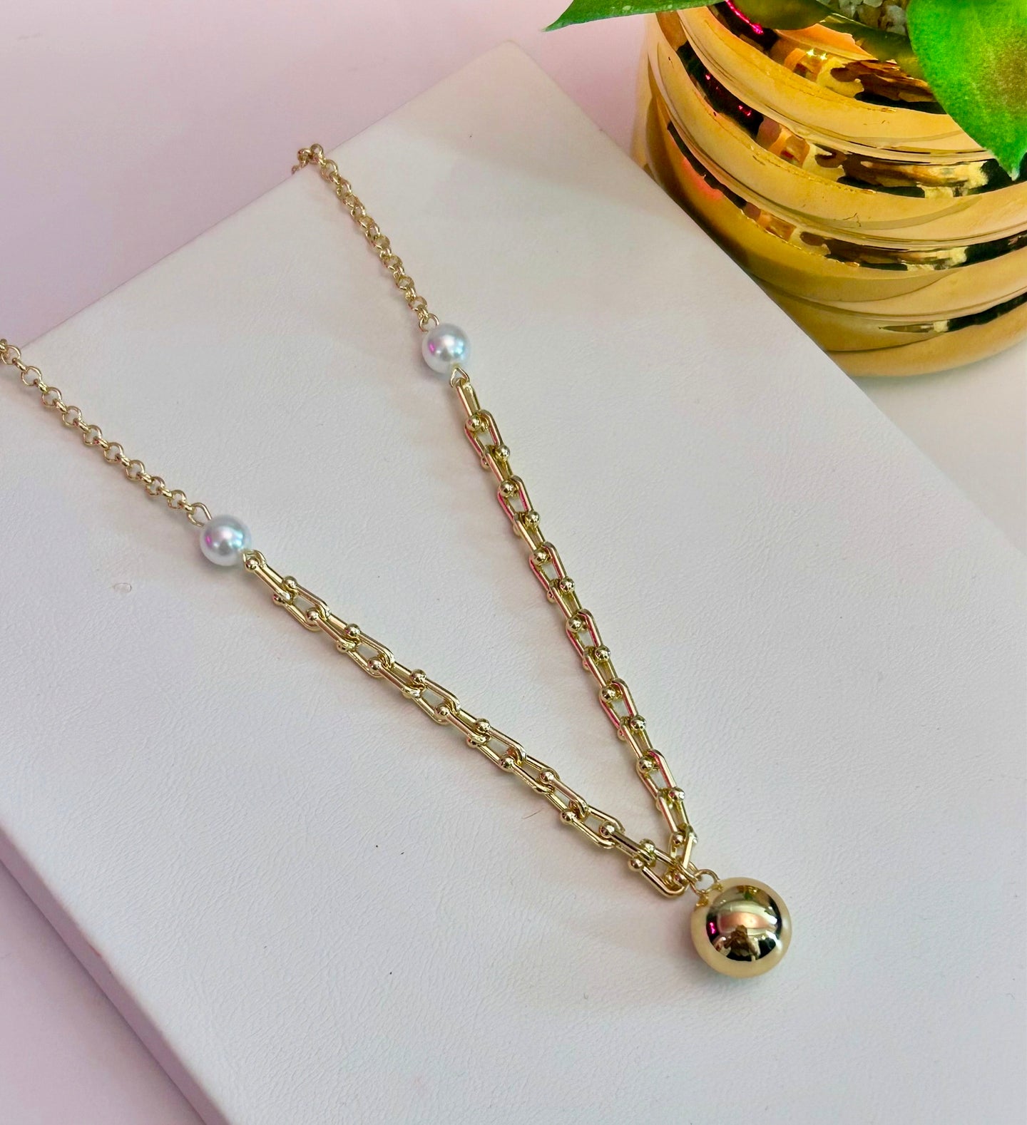 Pearl & Gold Necklaces