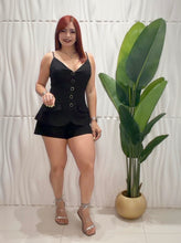 Cargar imagen en el visor de la galería, Black Top &amp; Short Set
