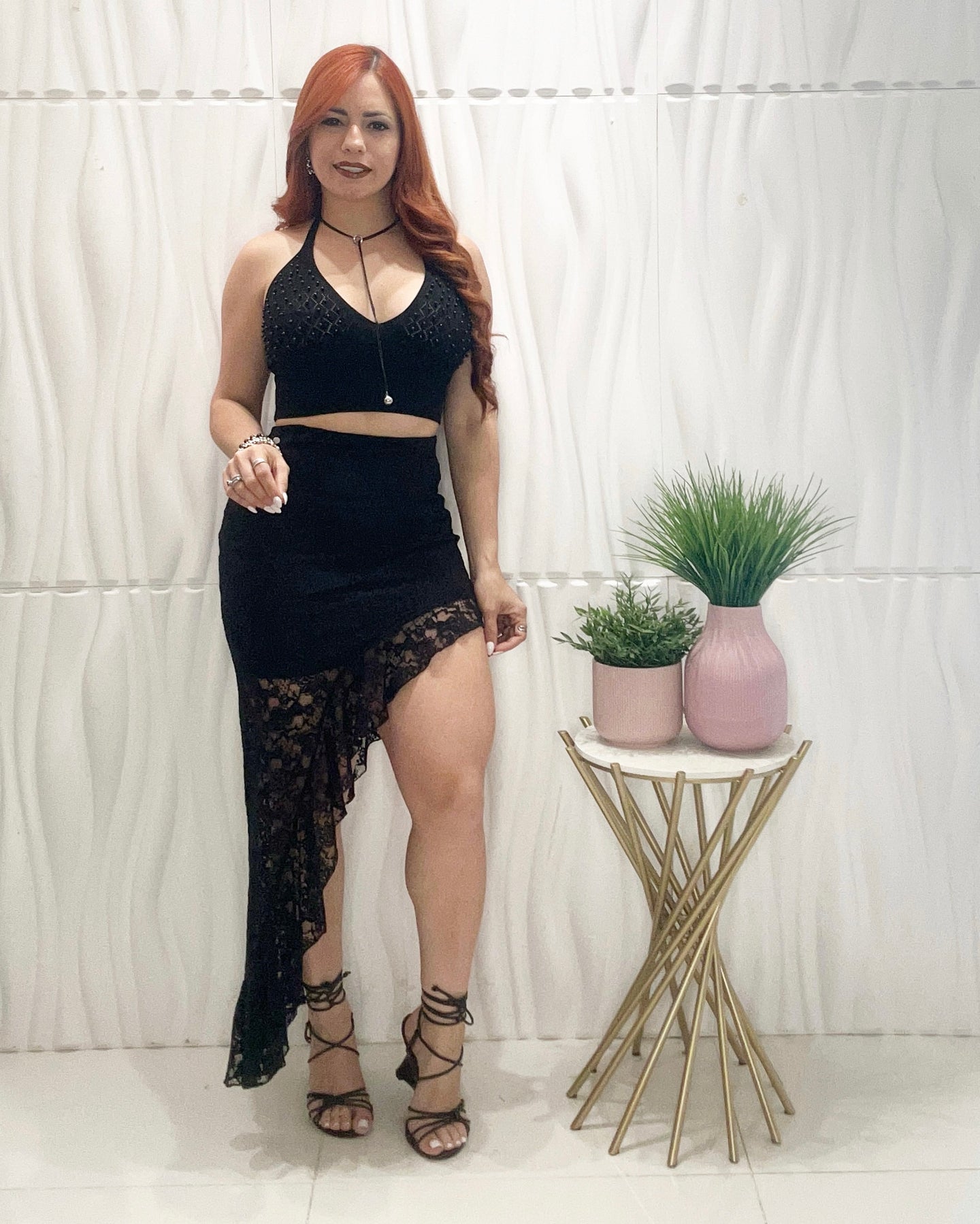 Lace Black Skirt