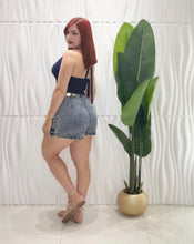 Cargar imagen en el visor de la galería, Denim &amp; Navy Skort
