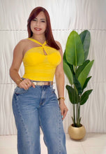 Cargar imagen en el visor de la galería, Yellow Mesh Top
