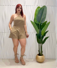Cargar imagen en el visor de la galería, Halter Olive Romper
