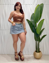 Cargar imagen en el visor de la galería, Light Denim Skort
