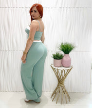 Cargar imagen en el visor de la galería, Aqua Top &amp; Palazzo Set
