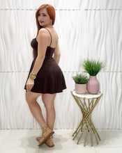 Cargar imagen en el visor de la galería, Chocolate Flare Dress
