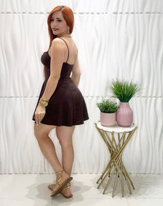 Chocolate Flare Dress