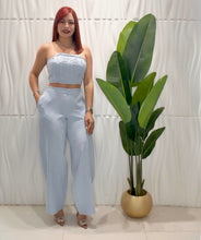 Cargar imagen en el visor de la galería, Sky Blue Top &amp; Pant Set
