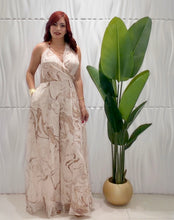 Cargar imagen en el visor de la galería, Open Back Natural Jumpsuit
