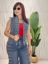 Cargar imagen en el visor de la galería, Napoleón Denim Vest
