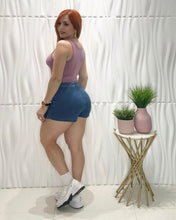 Cargar imagen en el visor de la galería, Denim Blue Skort
