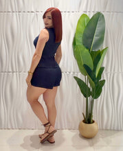 Cargar imagen en el visor de la galería, Dark Denim Vest set
