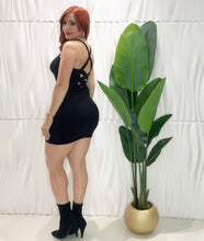 Cargar imagen en el visor de la galería, Wrap Black Dress
