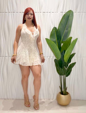 Cargar imagen en el visor de la galería, Lace Beige Dress
