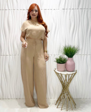 Cargar imagen en el visor de la galería, Latte Top &amp; Palazzo Set
