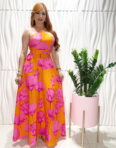 Tropical Maxi Dress