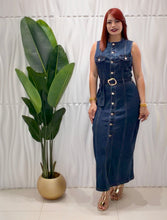 Cargar imagen en el visor de la galería, Denim Buttons Dress
