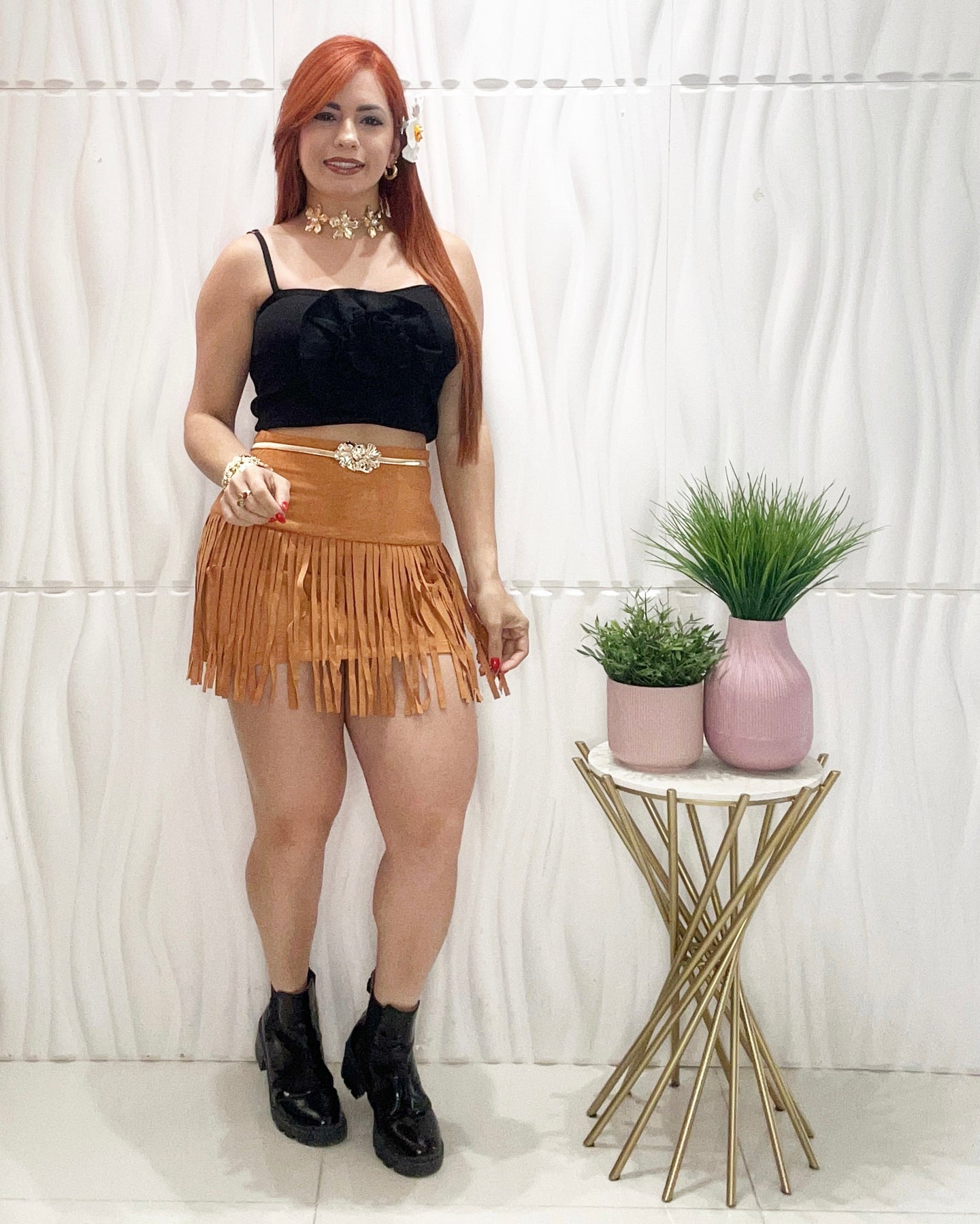 Caramel Boho Skirt